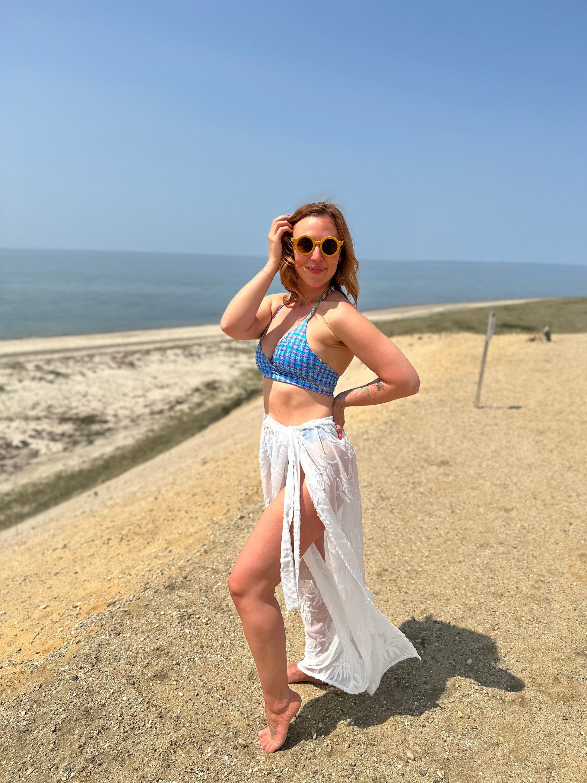 Summer Burst Reversible Wrap Bikini Top image 2